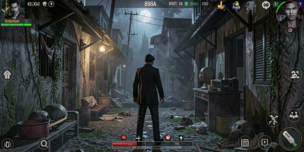 Tampilan gameplay menakutkan dari 898A yang memikat dan mencekam.
