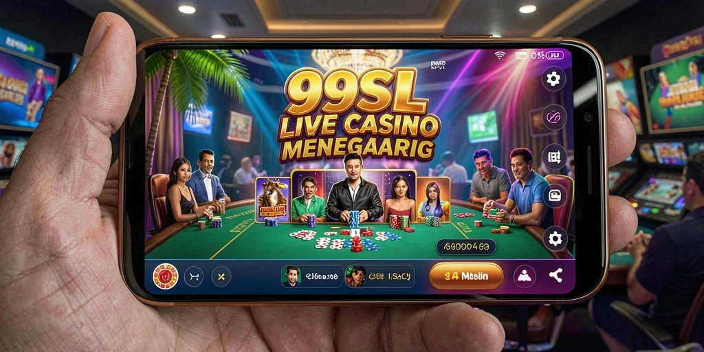 Tampilan gameplay menarik di aplikasi Live Casino 99SL.