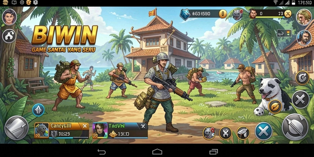 Tampilan gameplay BIWIN yang menyenangkan dan seru.
