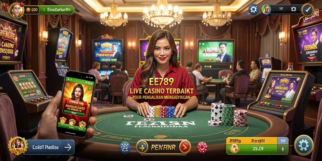 Screenshot gameplay Live Casino yang menarik di EE789.