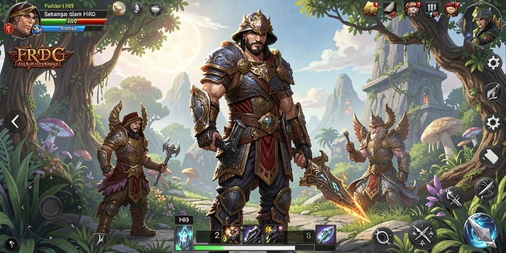 Tampilan gameplay H89 menunjukkan aksi seru dalam petualangan RPG.