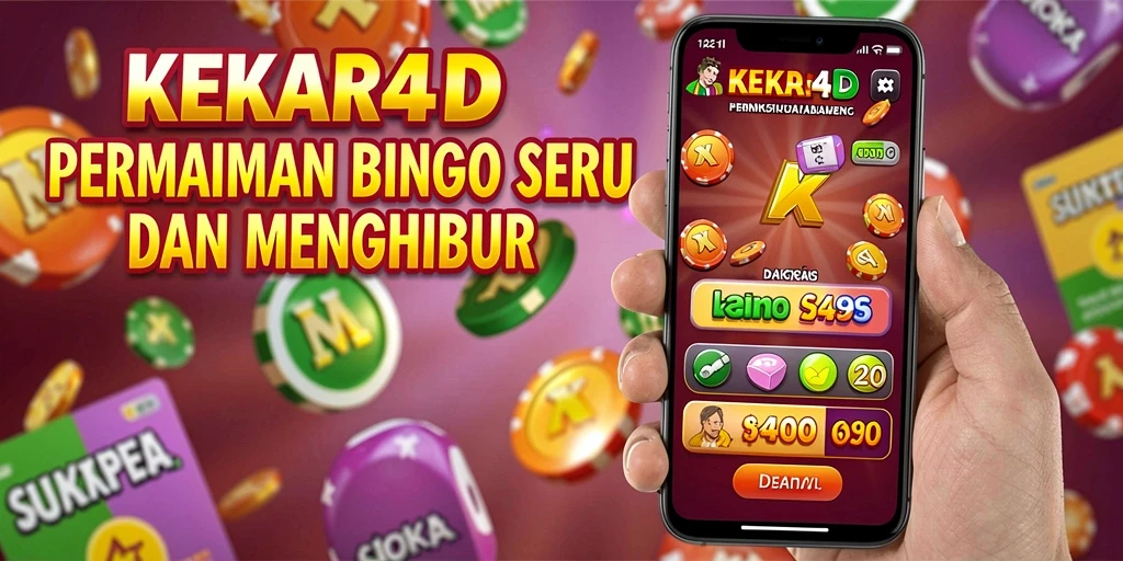 Gameplay seru Bingo di KEKAR4D yang penuh warna.