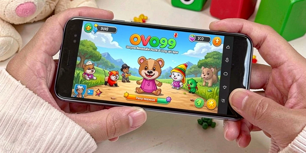 Tampilan gameplay OVO99 dengan berbagai puzzle menantang.
