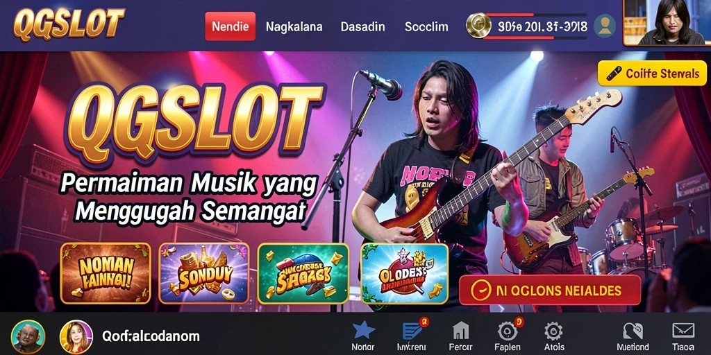Tampilan gameplay QQSLOT yang mendebarkan dan penuh warna.