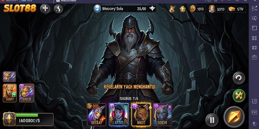 Tampilkan gameplay menakutkan dengan efek horor yang mendebarkan.